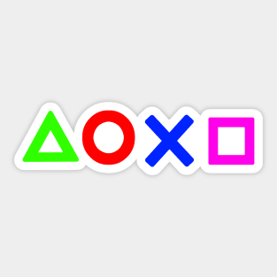 Controller Buttons Sticker